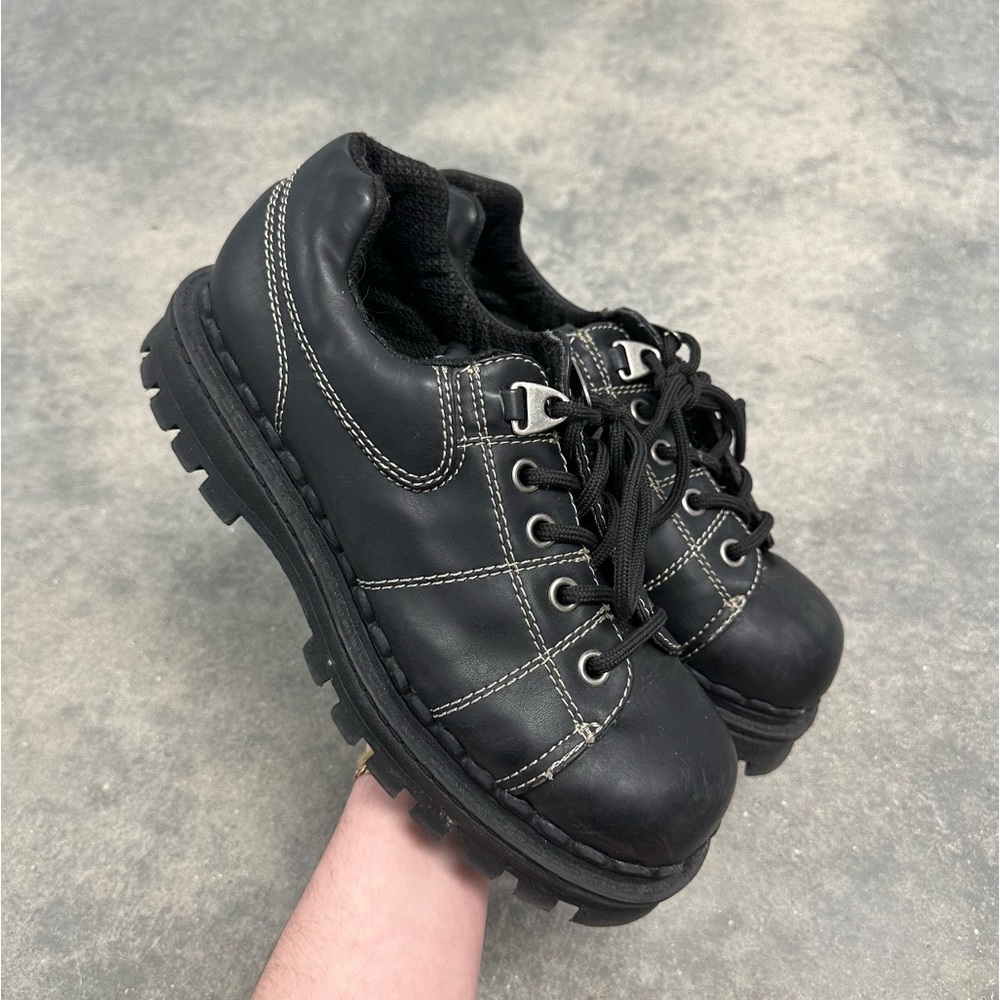 Vintage 90s Soda black chunky shoes lug sole 9.5?